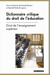 Dictionnaire critique du droit de l'éducation