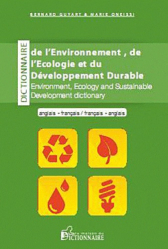Vous recherchez des promotions en Anglais, Dictionnaire de l'environnement, de l'Écologie et du développement durable