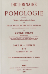 Dictionnaire de pomologie