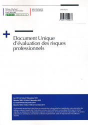 Document unique Métier : Vétérinaire - Clinique vétérinaire - Version 2016