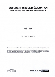 Document unique Métier : Electricien version 2017