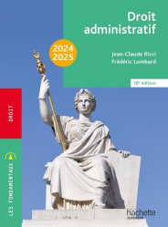 A paraitre chez Livres à paraitre de la collection Les Fondamentaux - edp sante - parresia, Droit administratif 2024-2025
