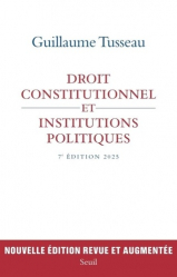 Vous recherchez les livres à venir en Droit, Droit constitutionnel et institutions politiques - 2025