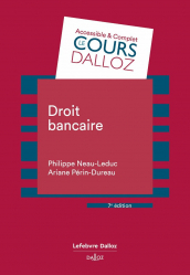 A paraitre chez Livres à paraitre de la collection Cours Dalloz - dalloz, Droit bancaire