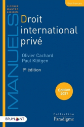 Droit international privé. 9e édition