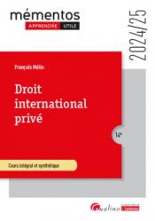 Droit international privé - 2024-2025
