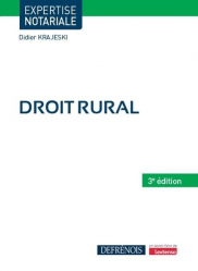 A paraitre de la Editions defrenois : Livres à paraitre de l'éditeur, Droit rural