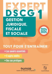 DSCG 1 Gestion juridique, fiscale et sociale 2024-2025