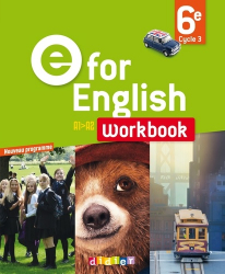 E for English 6e : Workbook - Version Papier
