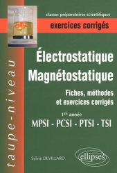 Électrostatique Magnétostatique 1ère année MPSI - PTSI - PCSI - TSI
