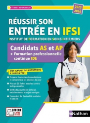 A paraitre de la Editions nathan : Livres à paraitre de l'éditeur, Entrée en IFSI pour AS/AP et formation professionnelle continue