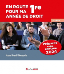 Vous recherchez les livres à venir en Droit civil, En route pour ma 1re année de droit