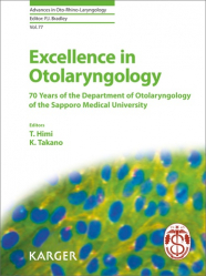 En promotion chez Promotions de la collection Advances in Oto-Rhino-Laryngology - karger, Excellence in Otolaryngology