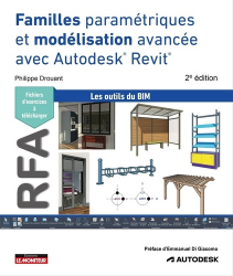 Vous recherchez les livres à venir en BTP - Industrie, Familles paramétriques et modélisation avancée avec Autodesk® Revit®