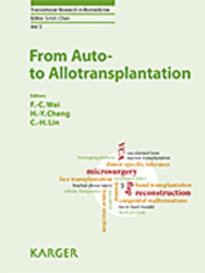 En promotion chez Promotions de la collection Translational Reseach in Biomedicine - karger, From Auto- to Allotransplantation