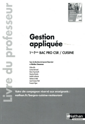 Gestion appliquee 1re/Tle Bac Pro Cuisine