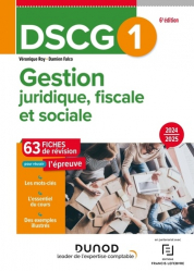 DSCG 1 - Gestion juridique, fiscale et sociale - Edition 2024-2025
