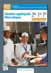 Gestion appliquée Mercatique 2de, 1re, Tle Bac Pro Cuisine (2015) - Pochette élève