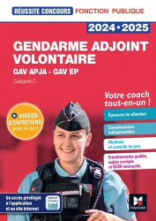 Gendarme adjoint volontaire 2024-2025