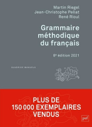 GRAMMAIRE METHODIQUE DU FRANCAIS (EDITION 2021)  |