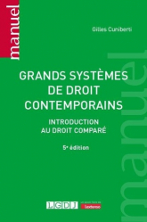 A paraitre chez Livres à paraitre de la collection Manuels - lgdj, Grands systèmes de droit contemporains