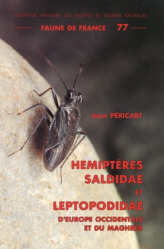 Hémiptères Saldidae et Leptopodidae d'Europe occidentale et du Maghreb