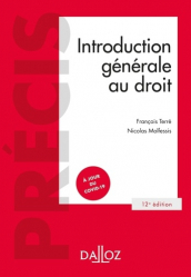 Introduction générale au droit - 12e ed.