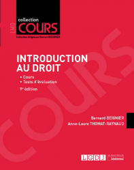 A paraitre chez Livres à paraitre de la collection Cours - lgdj, Introduction au droit