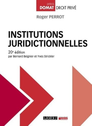 A paraitre chez Livres à paraitre de la collection Domat droit privé - lgdj, Institutions juridictionnelles