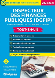 Inspecteur des finances publiques (DGFiP) 2024/2025