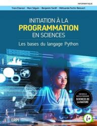 A paraitre de la Editions erpi : Livres à paraitre de l'éditeur, Initiation à la programmation en sciences