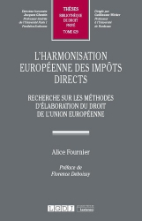 L’harmonisation européenne des impôts directs