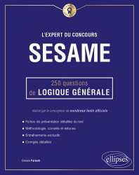 L'Expert du concours SESAME - 250 questions de logique générale