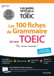 A paraitre de la Editions hachette : Livres à paraitre de l'éditeur, Les 100 fiches de grammaire du test TOEIC®