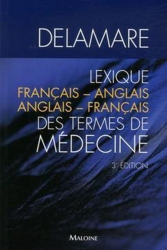 Lexique français-anglais anglais-français des termes de médecine