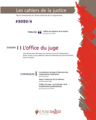 Les Cahiers de la Justice 4/2020