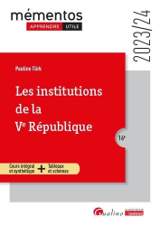 Les institutions de la Ve République 2023/2024