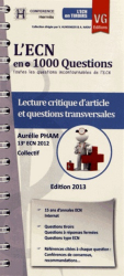 Lecture critique article et questions transversales