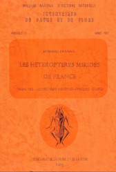 Les Hétéroptères Mirides de France Tome 1 Bis : les secteurs biogéographiques (suite)