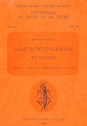 Les hétéroptères Mirides de France Tome 2 B : inventaire biogéographique et atlas