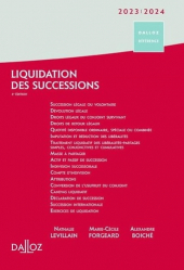 Liquidation des successions 2023-2024
