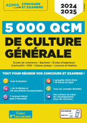5000 QCM de culture générale 2024-2025