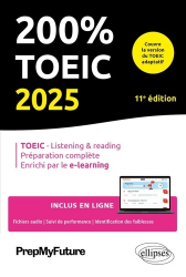 Vous recherchez les livres à venir en Langues et littératures étrangères, 200% TOEIC - Edition 2025