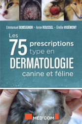 75 prescriptions type en dermatologie canine et féline