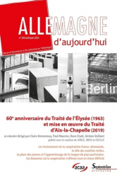 60e anniversaire du Traité de l'Élysée (1963) et mise en œuvre du Traité d'Aix-la-Chapelle (2019)