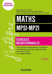 Maths. MPSI-MP2I