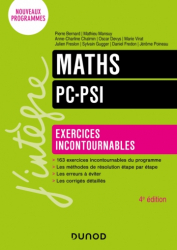 Vous recherchez les livres à venir en Mathématiques, Maths PC-PSI