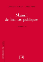 A paraitre chez Livres à paraitre de la collection Droit fondamental - puf - presses universitaires de france, Manuel de finances publiques