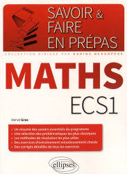 Mathématiques ECS1 un résumé des savoirs essentiels du programme