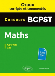 Maths BCPST Concours Agro-Véto, G2E